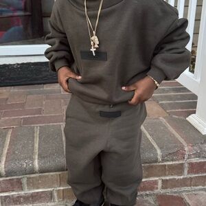 Baby Essentials Olive Kids Jogger Set